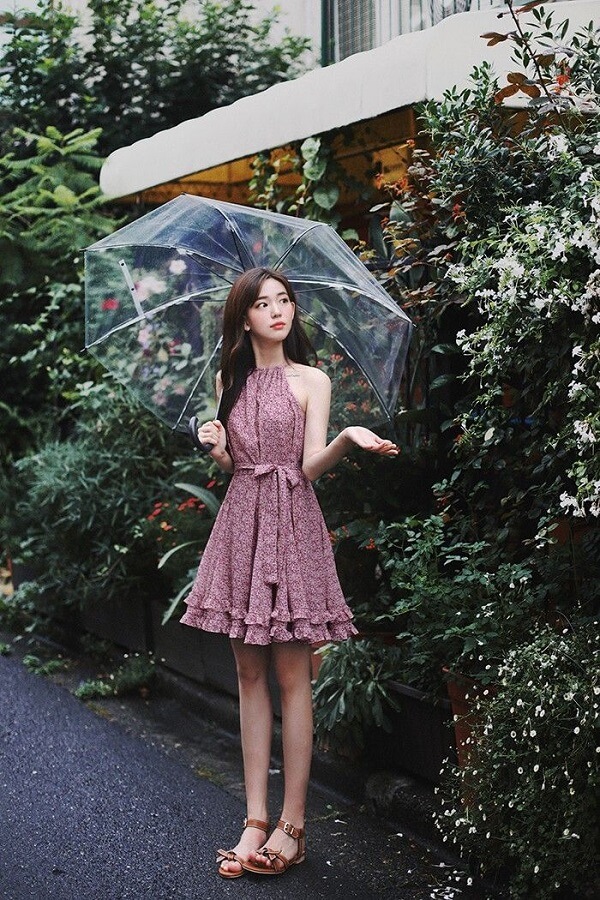 Váy hở vai quyến rũ