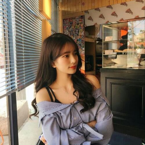 Tóc Hàn Quốc mặt nhỏ gầy