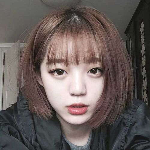 Tóc Bob với mái