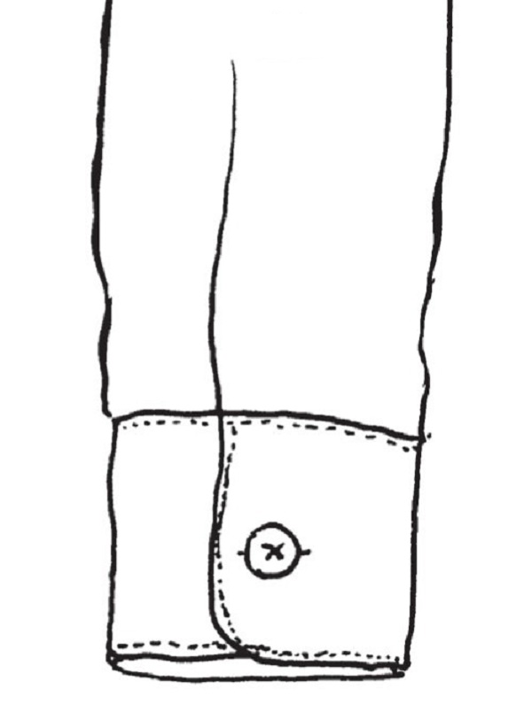 ONE-BUTTONED BARREL