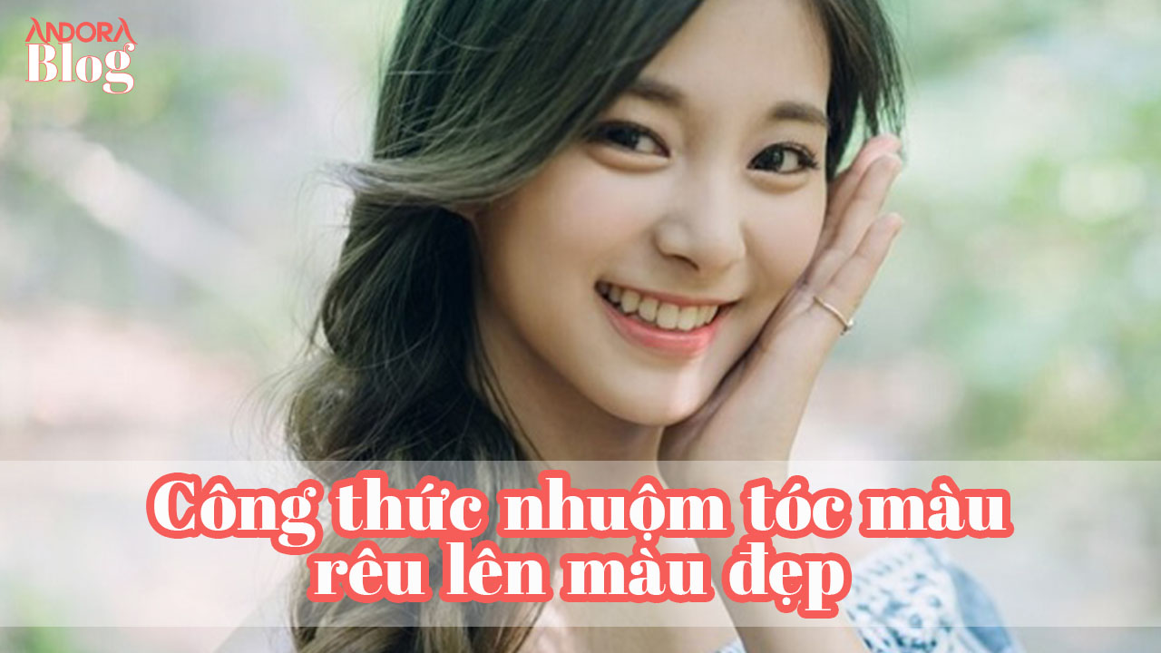 Công thức nhuộm tóc màu rêu lên màu đẹp