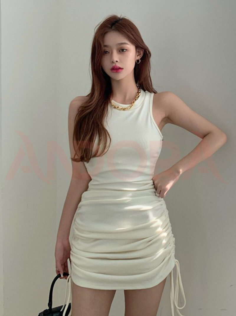 Đầm ôm body dây rút tôn dáng - A0402DB - Ảnh 2
