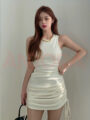 Đầm ôm body dây rút tôn dáng - A0402DB - Ảnh 2