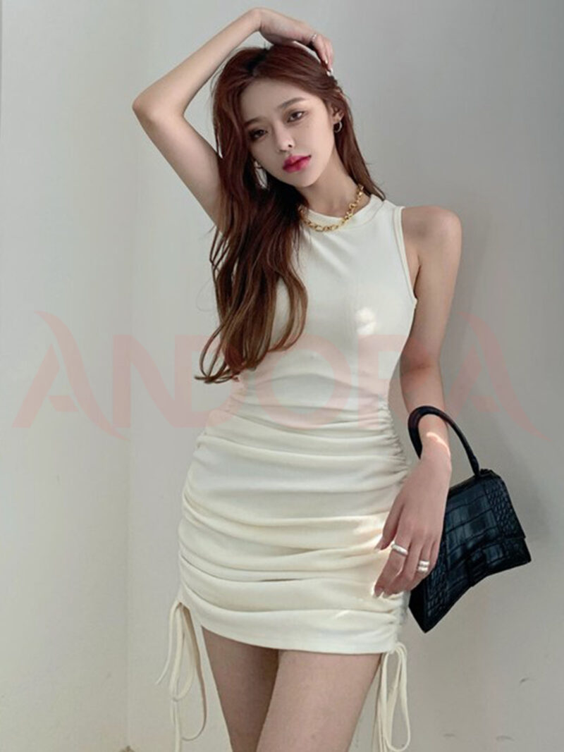 Đầm ôm body dây rút tôn dáng - A0402DB - Ảnh 3