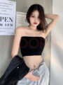 Áo ống quây ngực (không đệm) kiểu croptop ôm body - A0109T - Ảnh 1