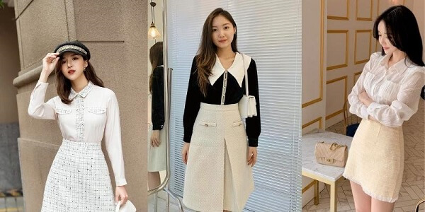 Kết hợp cùng áo sơ mi thanh lịch cho những cô nàng công sở