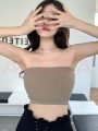 Áo ống quây ngực (không đệm) kiểu croptop ôm body - A0109T - Ảnh 7